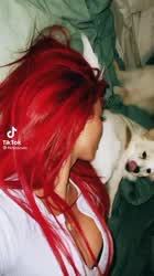 Ahegao Redhead TikTok gif