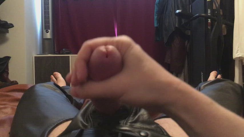Grunting and moaning as I cum right at you