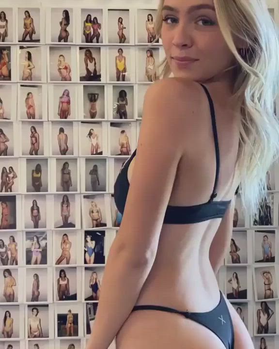 Ass Babe Big Tits Bikini Blonde Boobs Cute Thong gif
