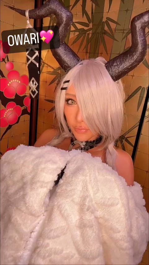 asian big tits cosplay sexy thai gif