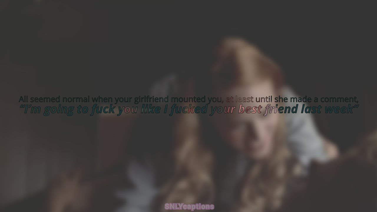 Caption Cheating Cuckold Girlfriend Hotwife gif