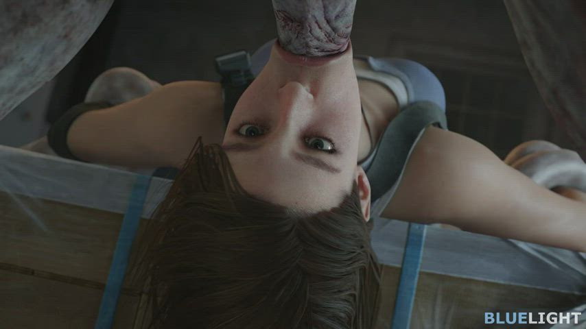 Jill sucking Nemesis and DP’d by tentacles (bluelight / chloeangelva)