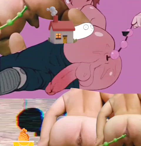 anal anal beads anal play cartoon gay sex toy toy toys gif