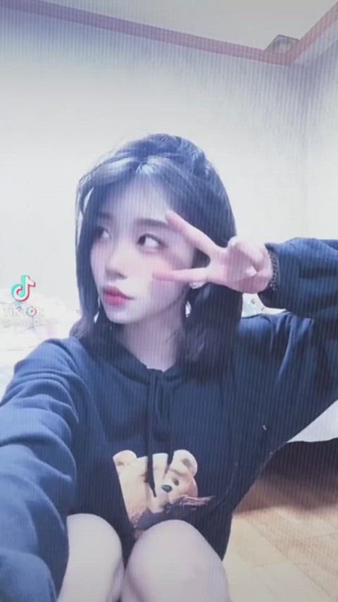 dancer korean nude pussy small tits tiktok gif