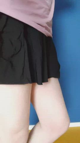skirt trans woman upskirt gif