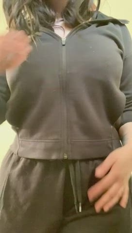 amateur big tits curvy homemade nude selfie tattoo titty drop gif