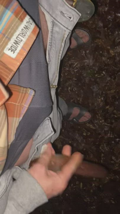 Outdoor Pee Peeing gif