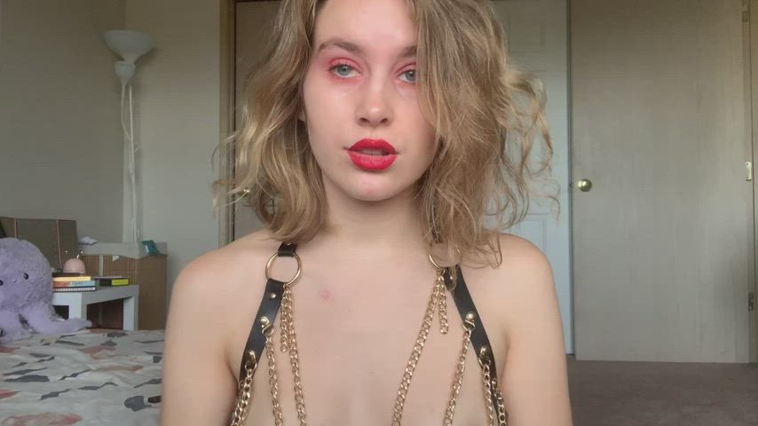 Dildo Throat Fuck Gagging gif