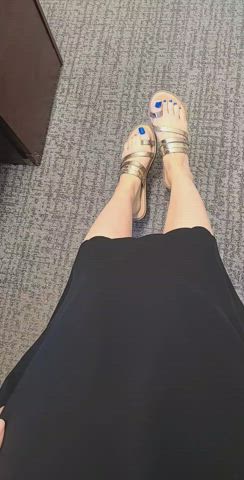 If the skirt falls below my knees, I'm probably not wearing panties...