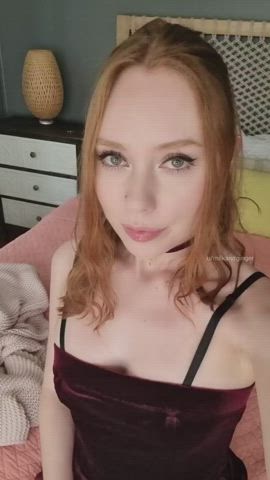 Dress Pussy Redhead gif