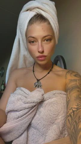 Revealing titties to put smile on your face