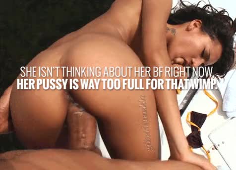 She just needed a real man for once
