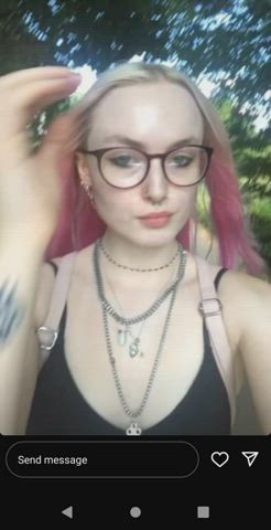 babe blonde ciara cute petite teen gif