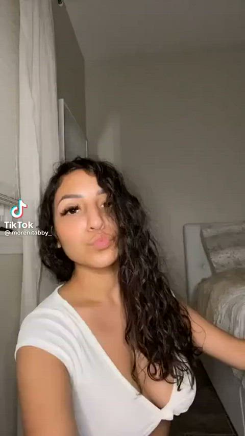 18 years old girls homemade pretty sensual smile starlet teen teens tiktok gif