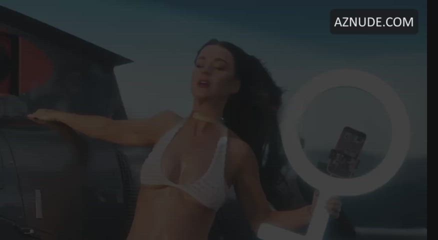 ass boots bouncing tits bra celebrity katy perry lingerie outdoor softcore thong