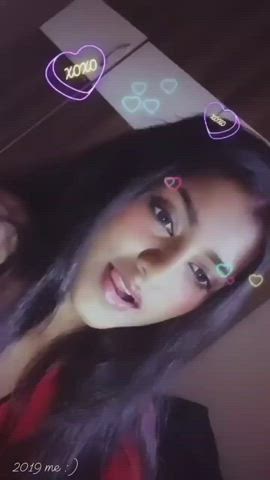 desi indian lips long tongue teen gif
