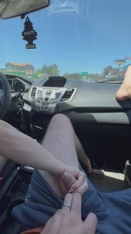 Blowjob Car Car Sex Cock Handjob Homemade OnlyFans Public Real Couple gif