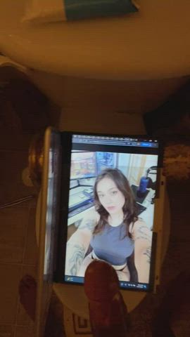 asian big tits cum cumshot cute masturbating tribbing tribute gif