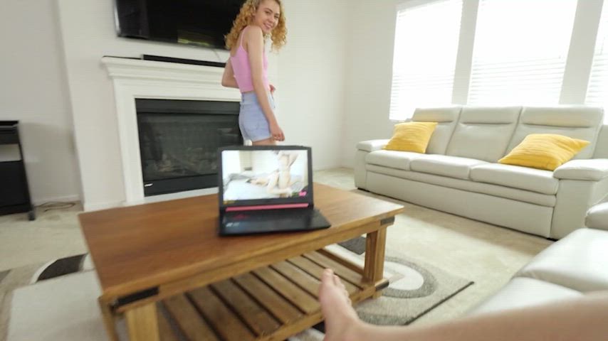 Step-sis wants to know what kind of porn you're watching!