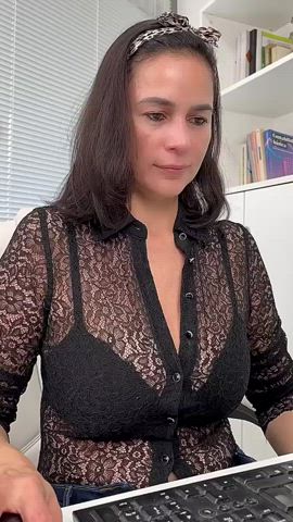 big tits latina tits gif
