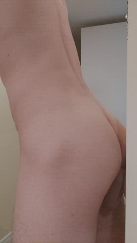 Pounding my ass with my dildo