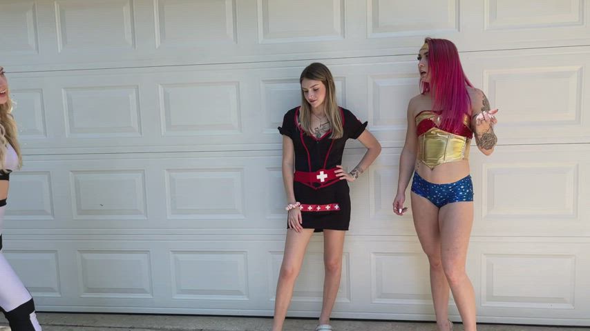 New! Wedgie Girls Extreme Bonus Clip - Stella's Cosplay Wedgies - Link in the comments