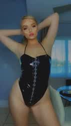 Baddie Barbie Latex Lingerie ?