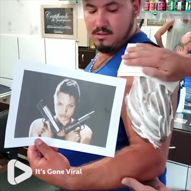 You can just see his soul being crushed