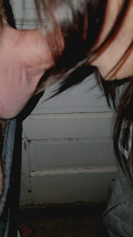 amateur blowjob sucking gif