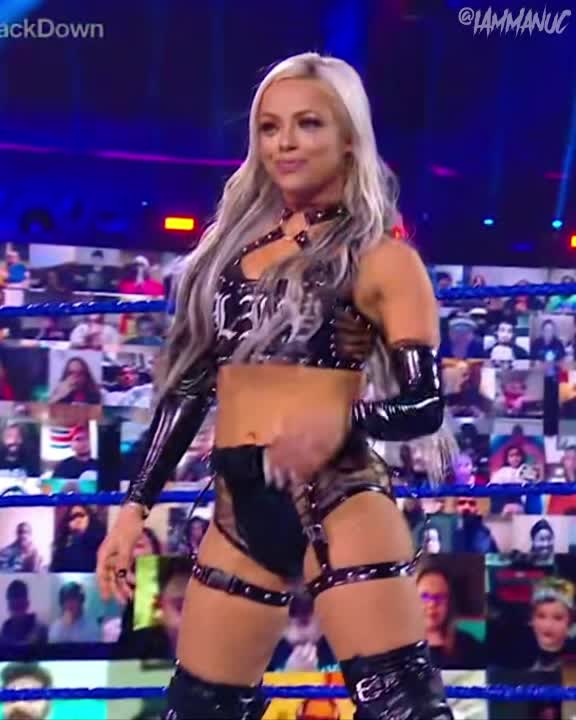 WWE Liv Morgan Entrance Hair Flip Hips