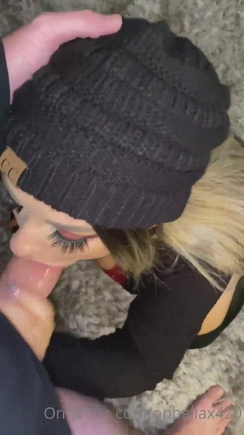 amateur big tits blowjob cum cumshot deepthroat tits gif