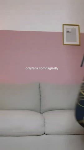 ass babe big dick girl dick girlfriend girls goddess leggings onlyfans surprise gif