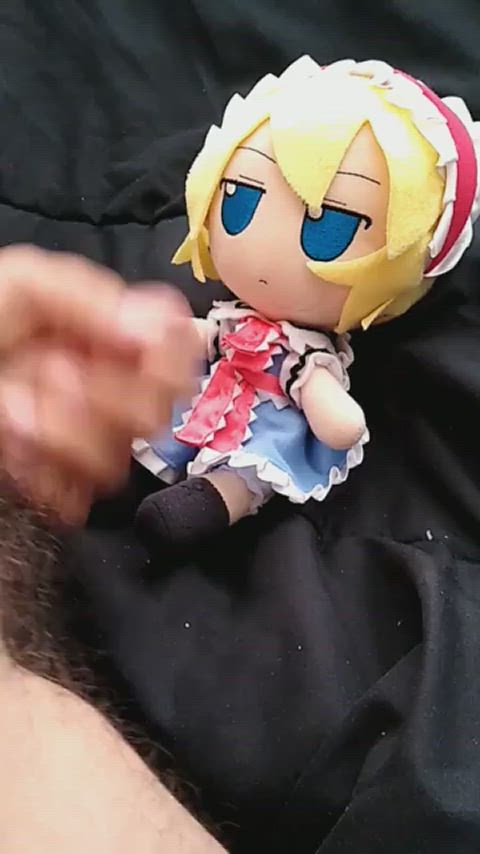 Cumming on Alice fumo 