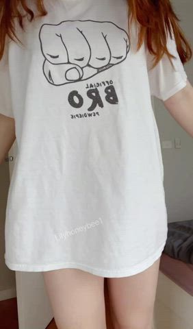 This tshirt hides a lot hehe..