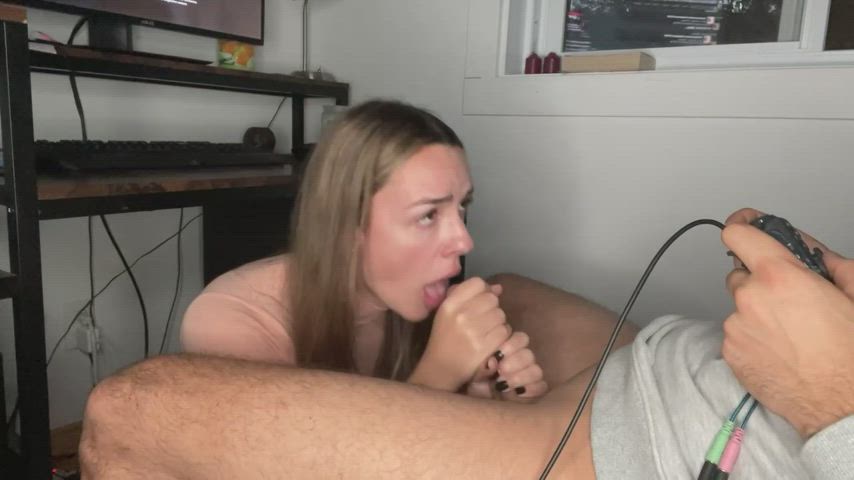 It's as straight as my 8-inched cock getting sucked by her