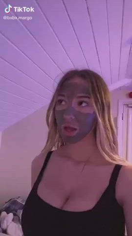 big tits teen tiktok gif