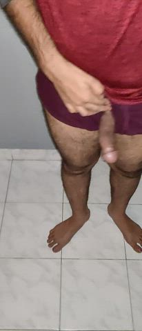 big dick cock cumshot cut cock cute handjob hands free indian solo gif