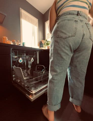 Practising bending over [f]or later tonight