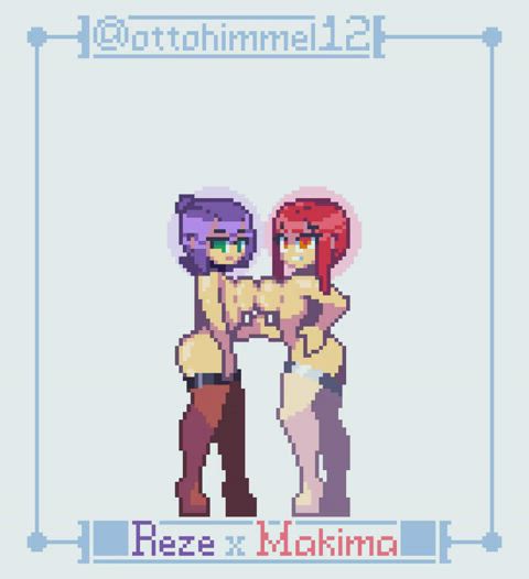animation boobs cute ecchi knee high socks lesbian pixelated redhead yuri gif