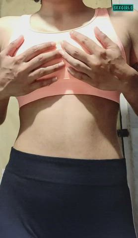 boobs indian natural tits gif