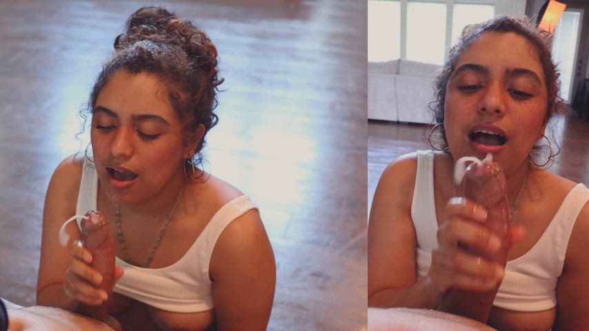 amateur blowjob cum cumshot cute onlyfans thestartofus covered-in-cum girls-finishing-the-job
