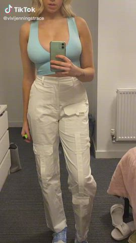 Love this top on busty girls