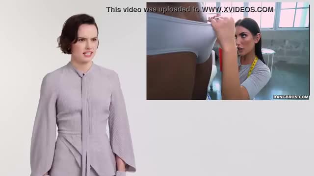 Daisy Ridley huge reaction watching a BBC
