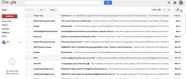 Gmail forwarding