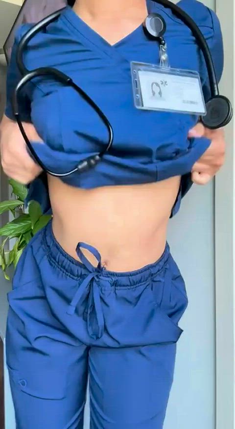 boobs nurse tits gif