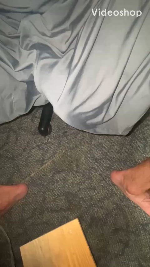 big dick bouncing homemade slow motion solo gif