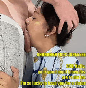 blowjob brother caption sister gif