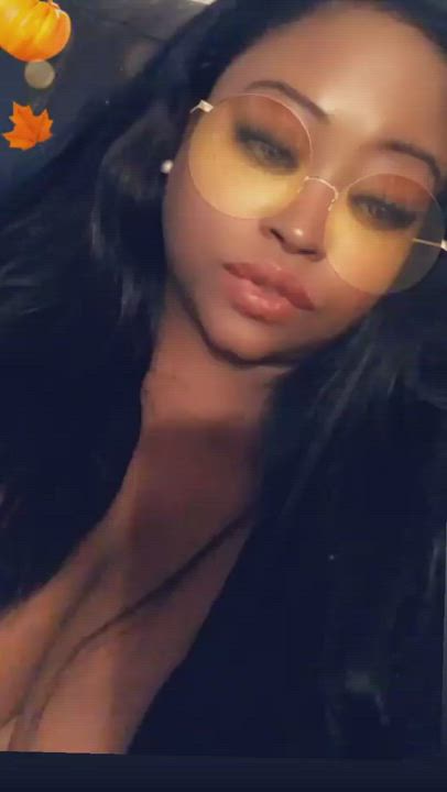 Busty Cute Fake Boobs gif