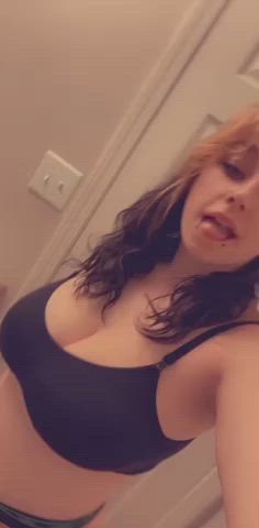 Showed off my new underwear bottoms to the weed delivery guy