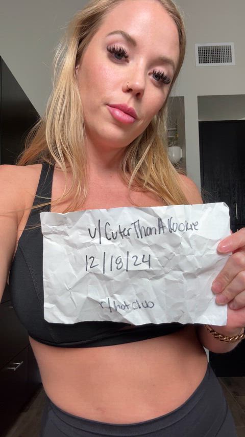 big tits bimbo blonde sexy slut gif